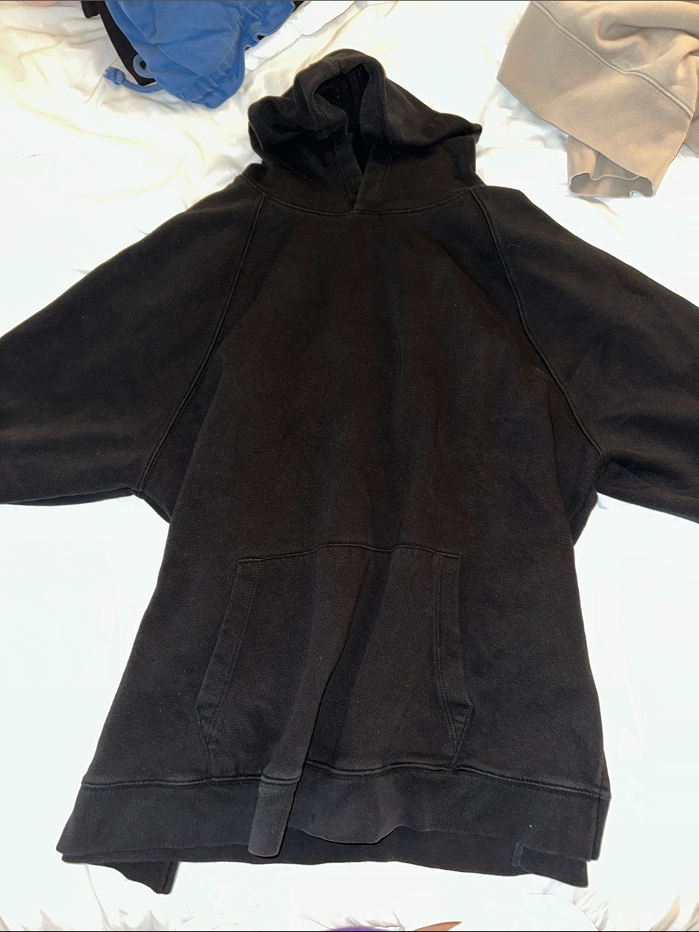 Woman’s Black Hooded Pullover Sweater